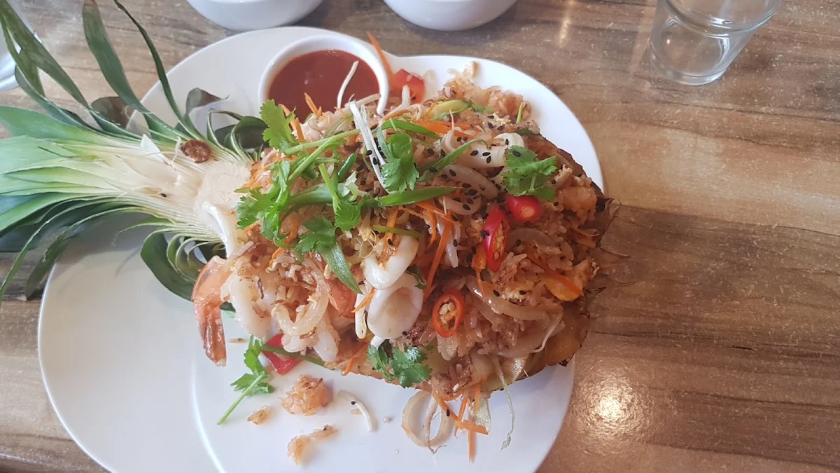 Crispy Squid Green Papaya Salad