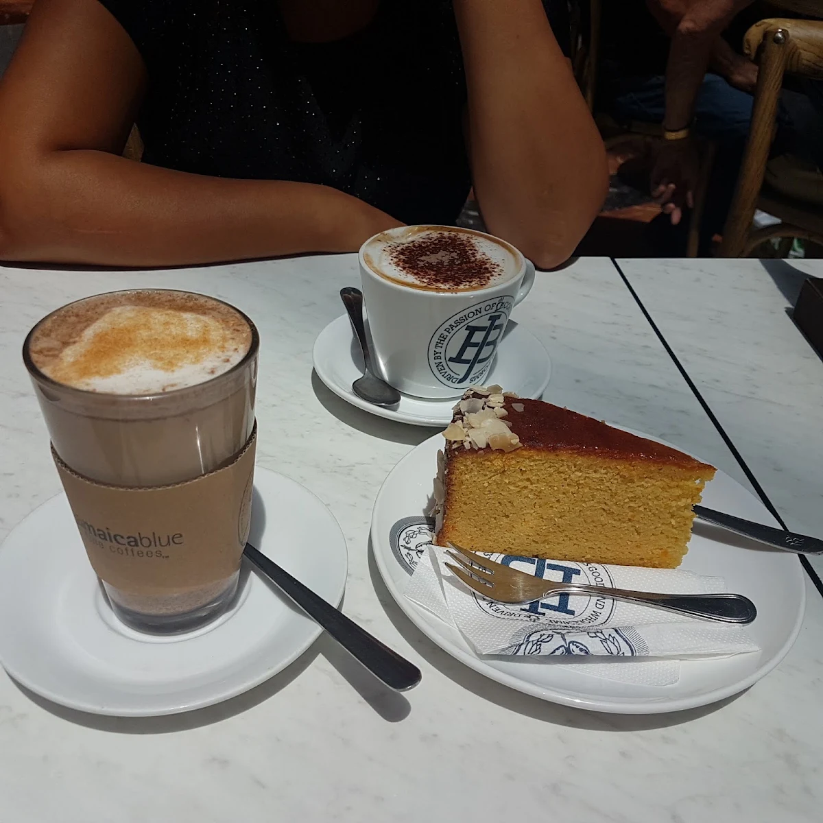 Orange Cake, Jamaica Blue Morley Galleria