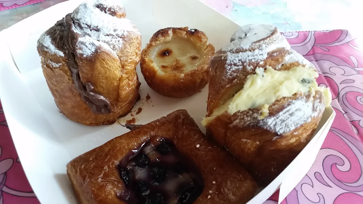 Nutella Cruffin Portuguese Egg Tart Passionfruit Cruffin Blueberry Danish