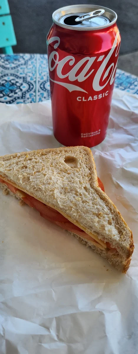 Tomato and Cheese Sandwich