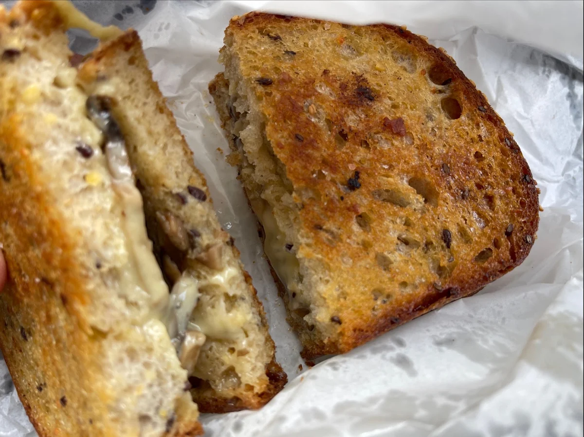 Truffle Mushroom Toastie