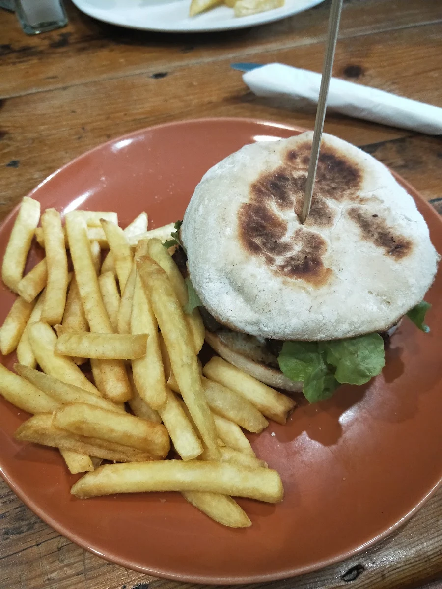 Lamb Burger with Chipa