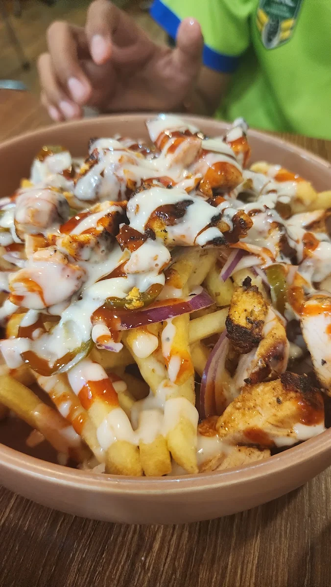 Loaded Fries with Chicken