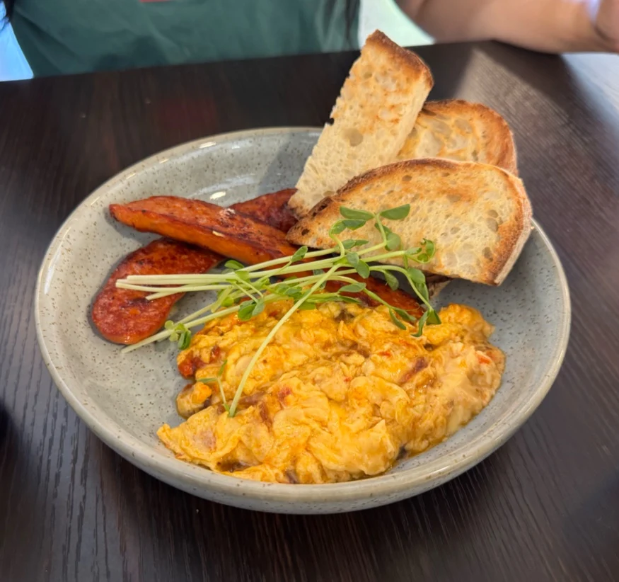 Chilli Eggs, Espresso Perk U Later Cafe