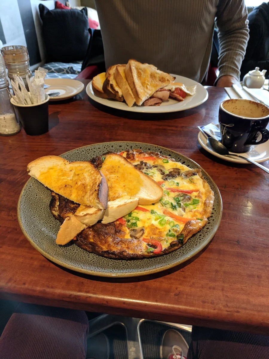 Omelette, Cafe Latte