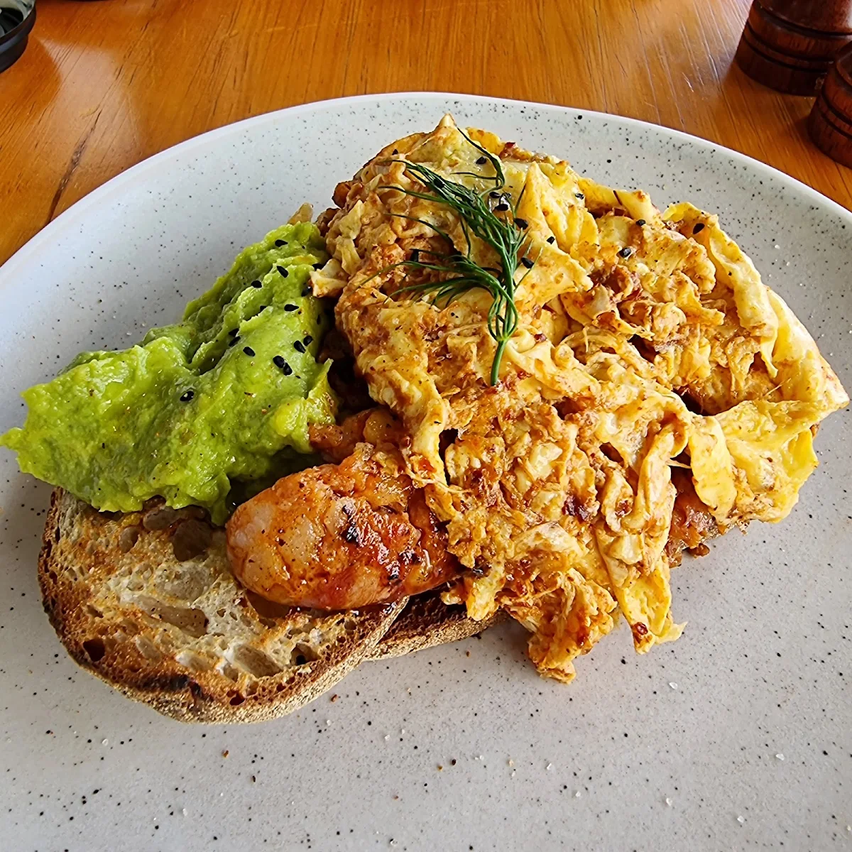 Scrambled Eggs, Black & White Espresso In Lanyon