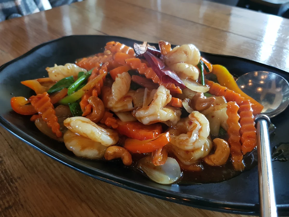 Cashew Nut Stir Fry Prawns