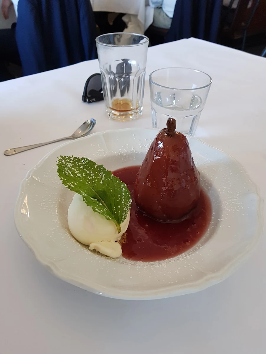 Cinnamon Poached Pear