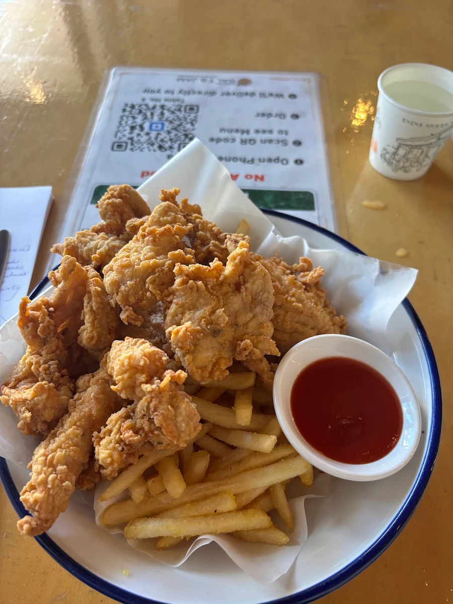 Fried Chicken & Chips, SALT & JAM