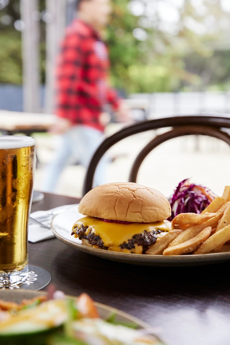 Cheeseburger Slider & Chips
