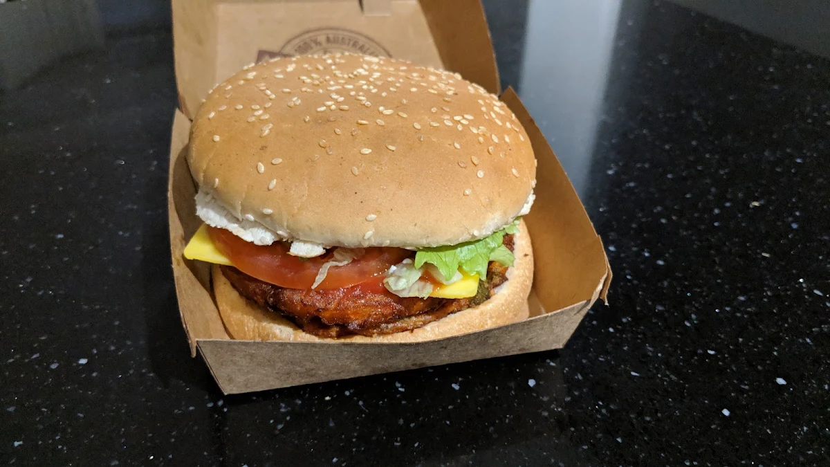 Vegan Cheeseburger, Hungry Jack's Burgers Mount Lawley