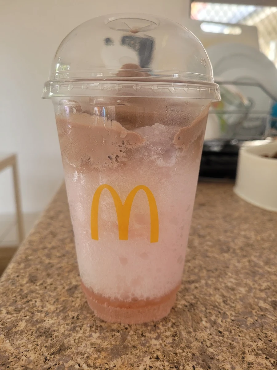 Frozen Raspberry Float, McDonald's® Chermside Charlotte St