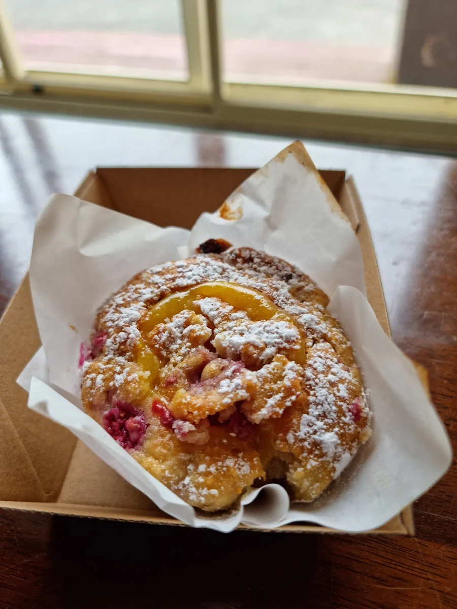 Lemon Curd and Raspberry Muffin, Lydiard General Cafe & Diner