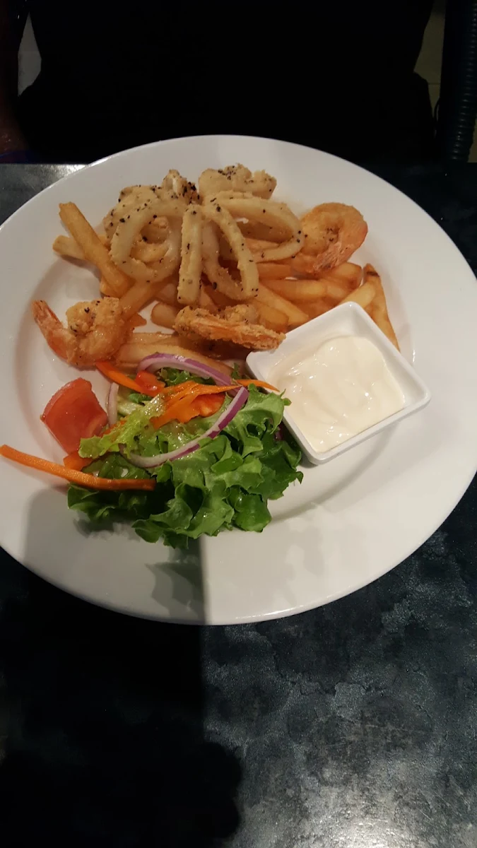 Salt & Pepper Calamari and Prawns