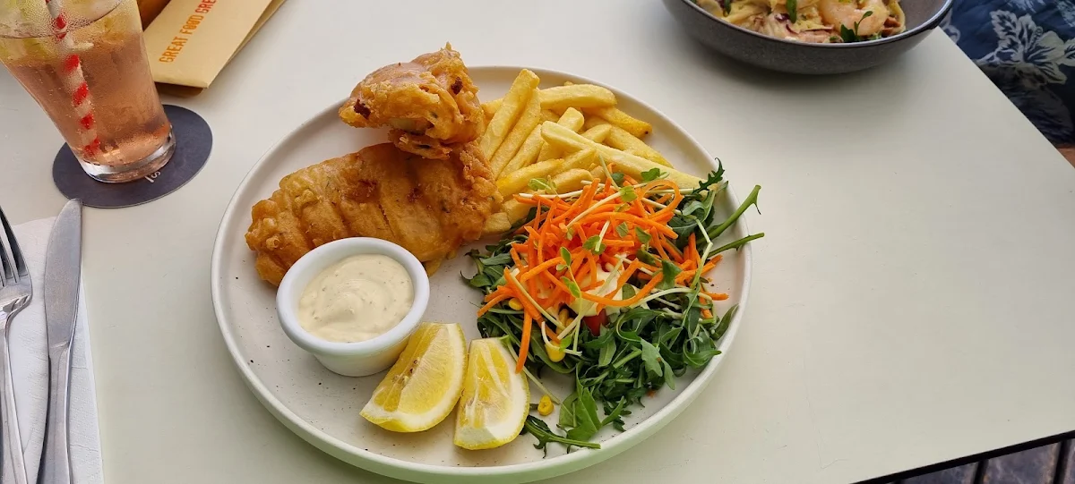 John Dory with Chips and Salad