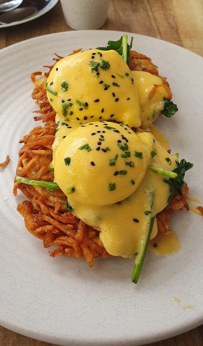 Eggs Benedictgf, The Pantry Forresters Beach