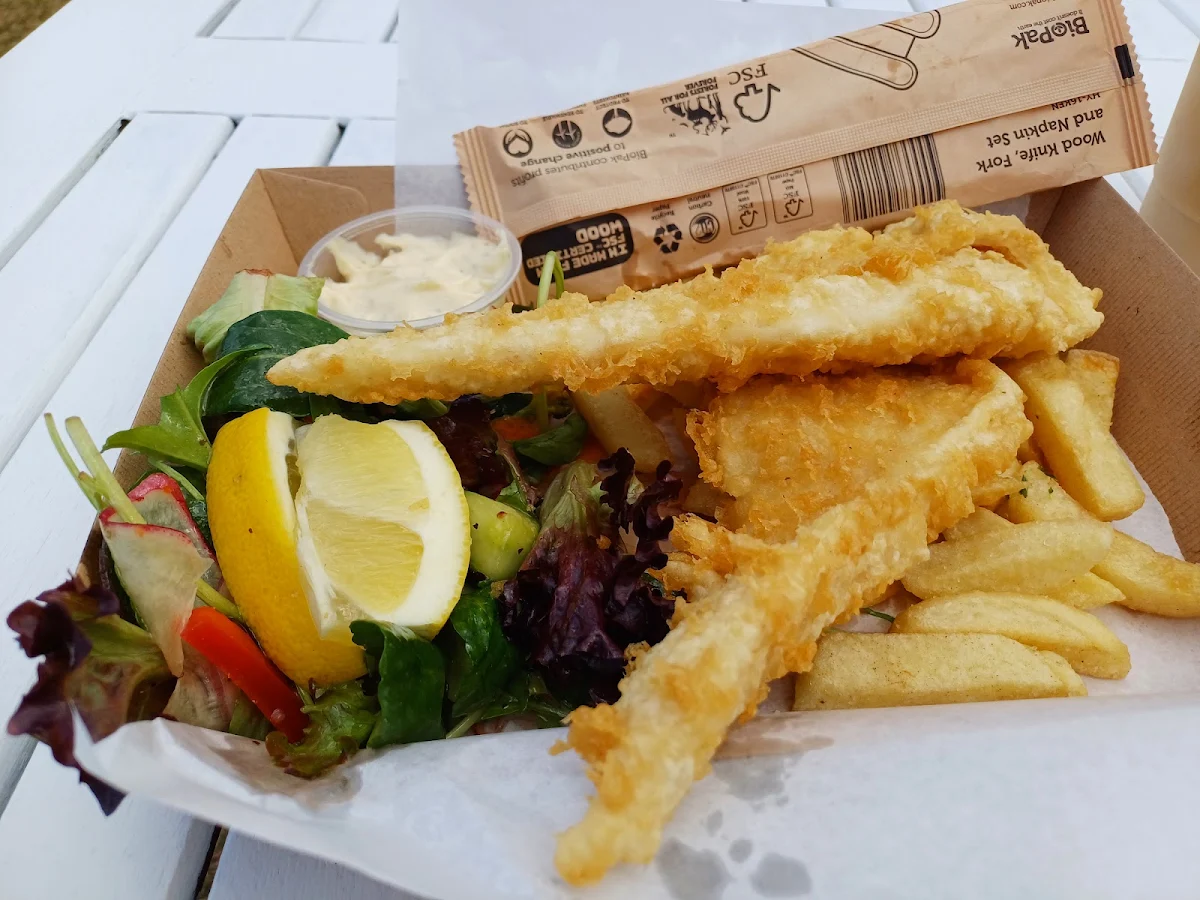 Fish and Chips, Pelican Shores Café and Marina