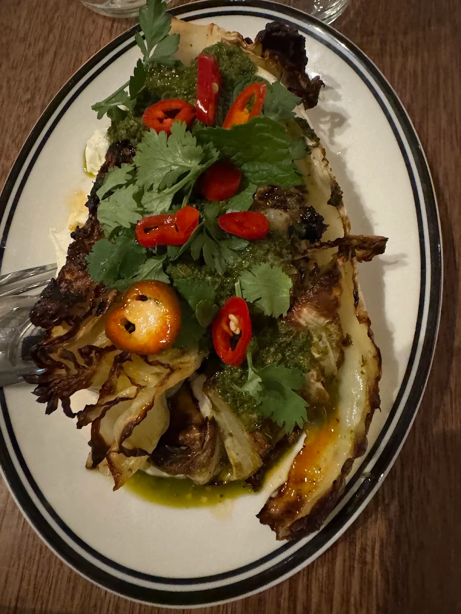 Grilled Cabbage, Oliveti