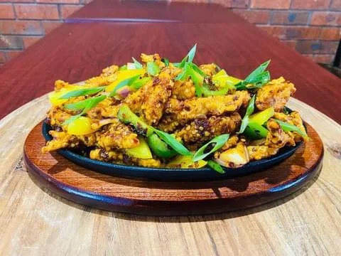 Hot Butter Cuttlefish, The Brick House Sri Lankan Restaurant & Bar Berwick