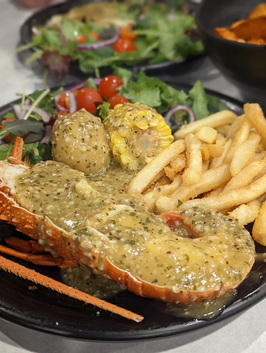 Half Lobster with Garlic Butter
