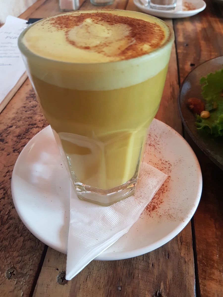 Tumeric Latte, The Garden Plate