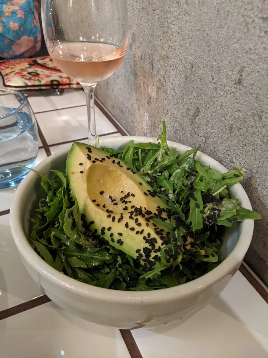 Green Salad with Sesame Dressing