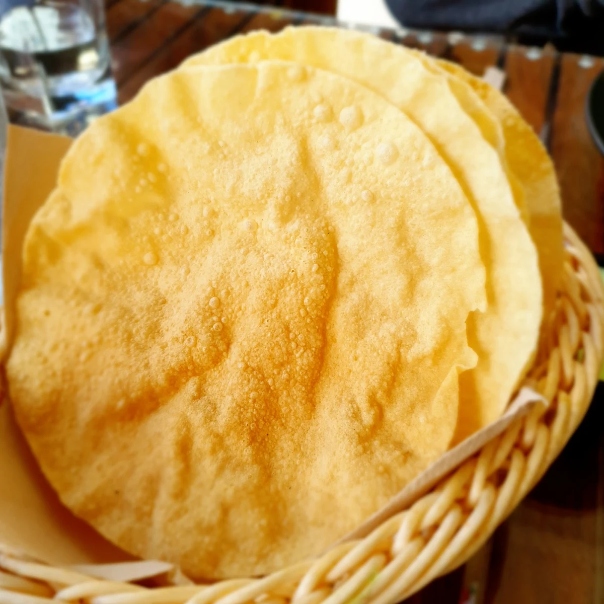 Pappadums, Maharaja's Lakeside Restaurant