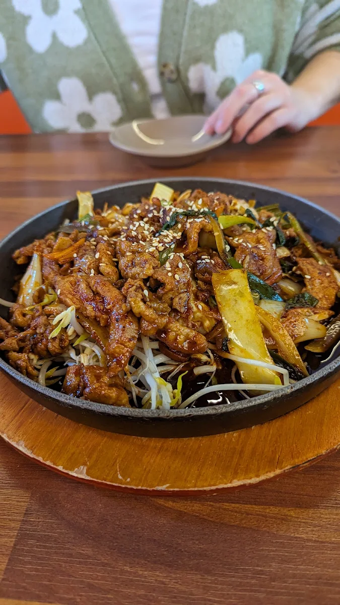 Octopus Pork Bulgogi with Soy Bean Shoot