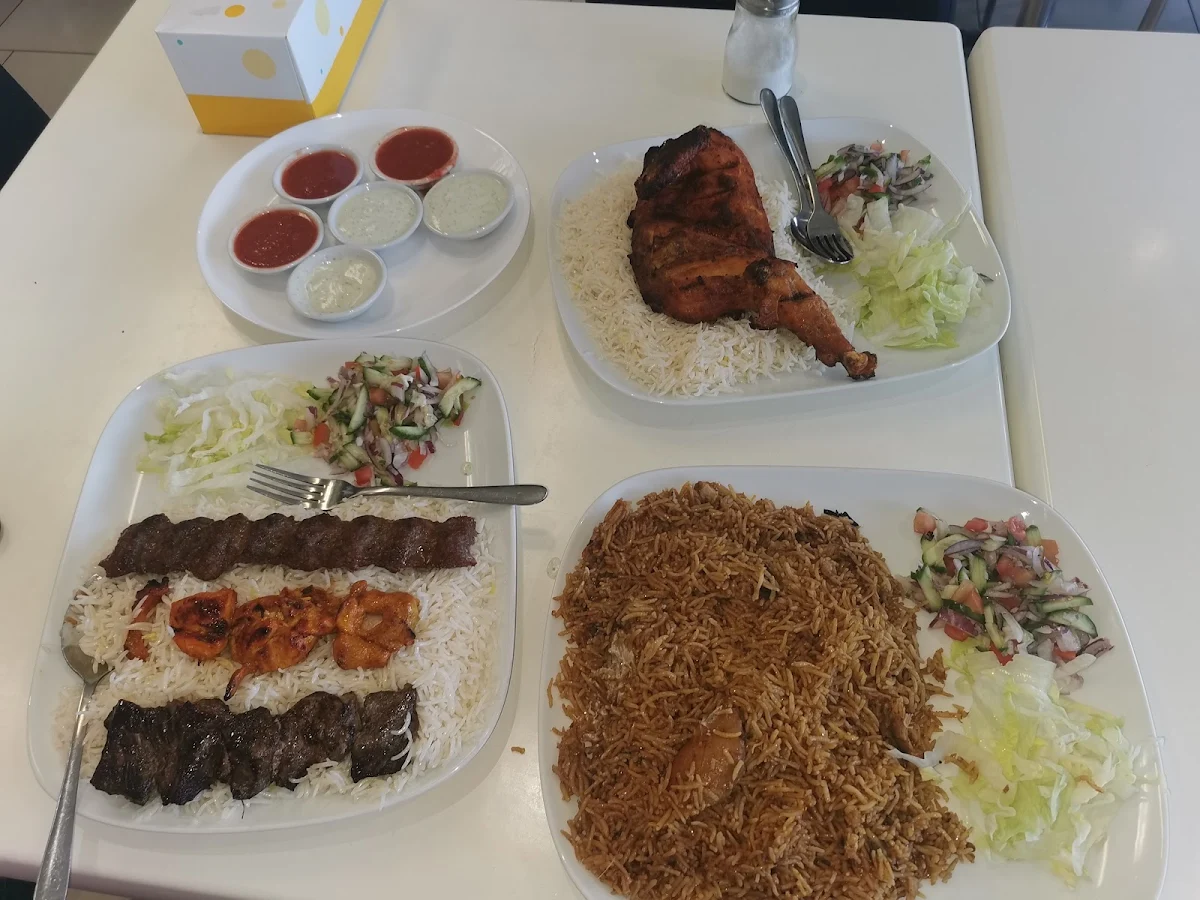 Kebabs Chicken Biryani and Half Chicken