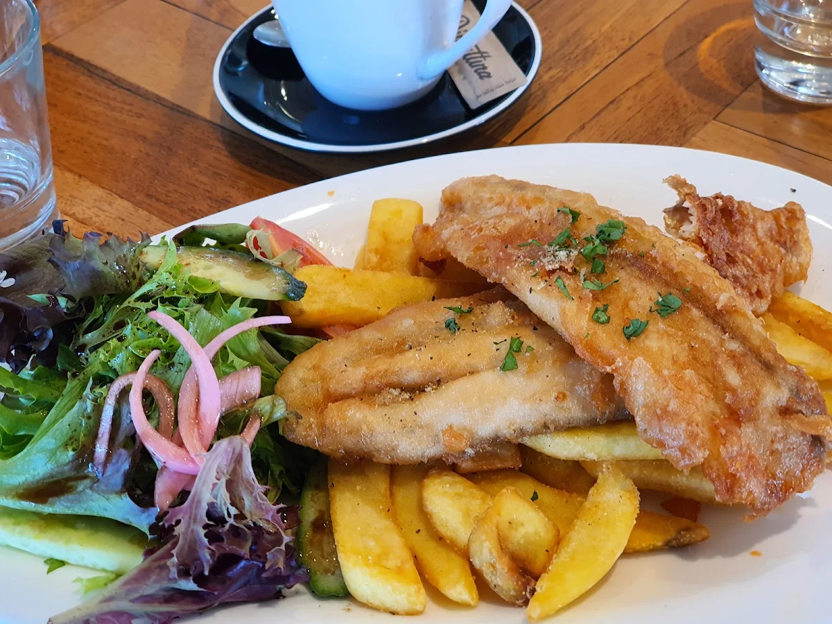 Grilled Fish and Chips
