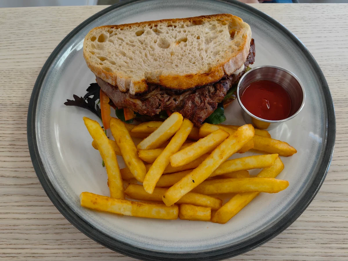Open Steak Sandwich
