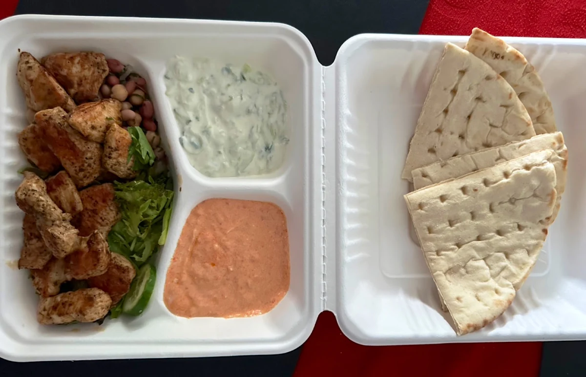 Grilled Chicken Kebab Meal