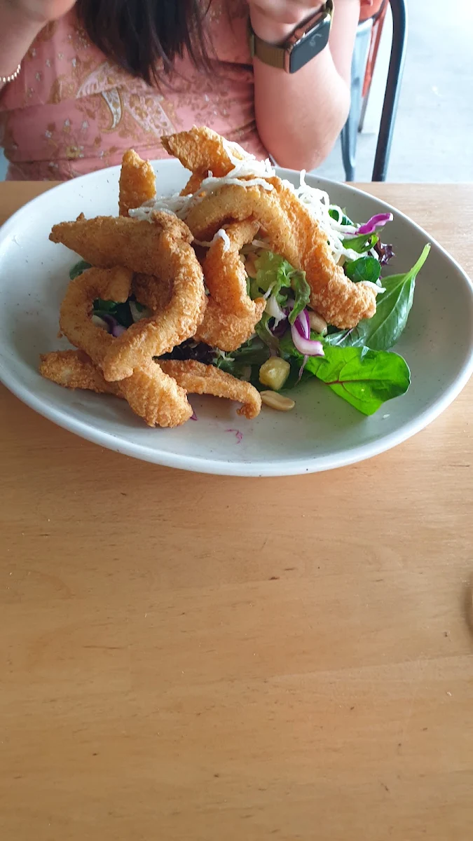 Salt and Pepper Calamari Salad