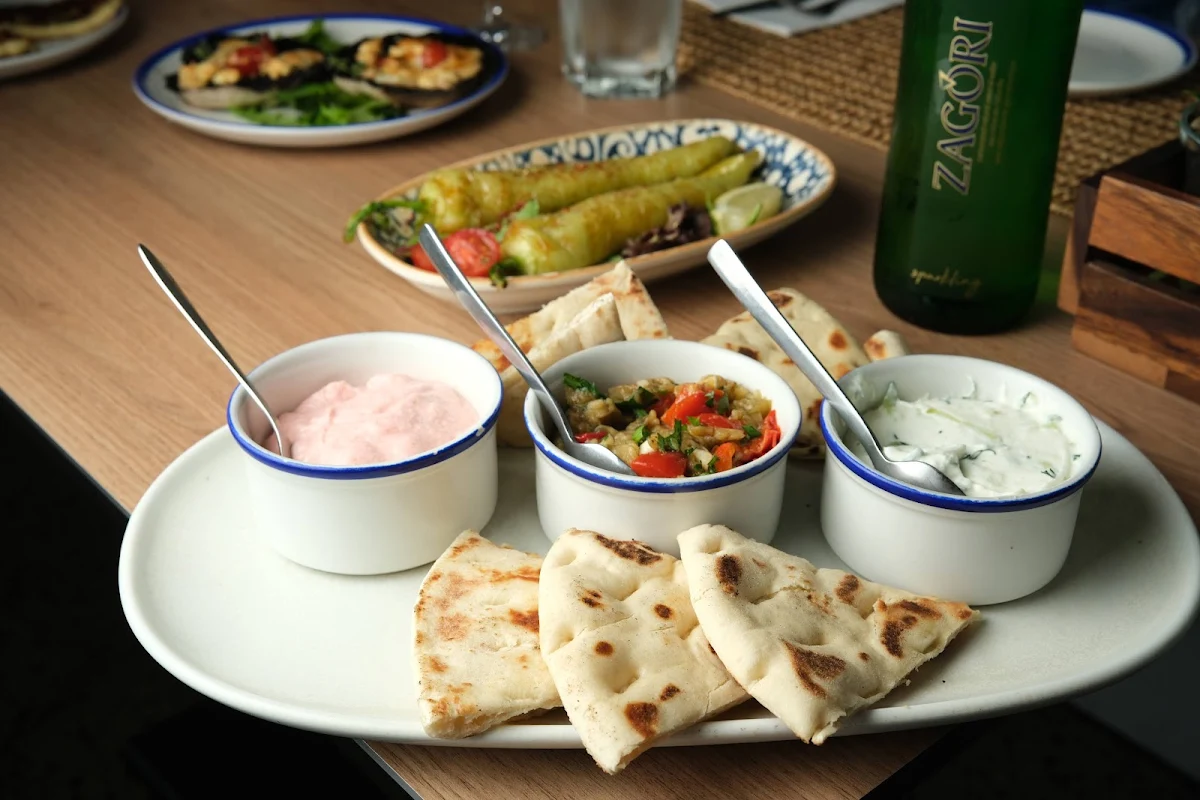 Tzatziki, Icarus Greek Restaurant