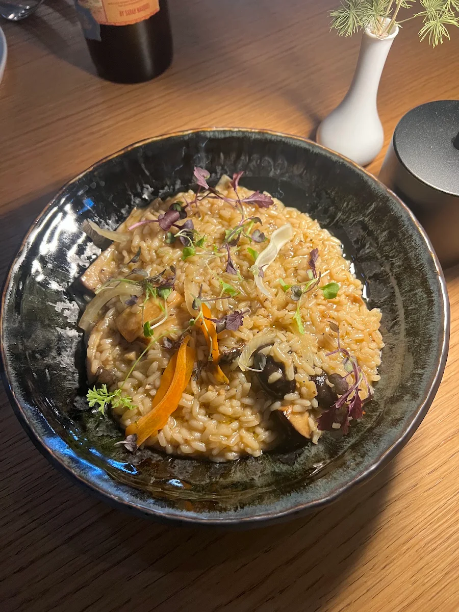 Mushroom Risotto, Ember & Vine Mawson Lakes