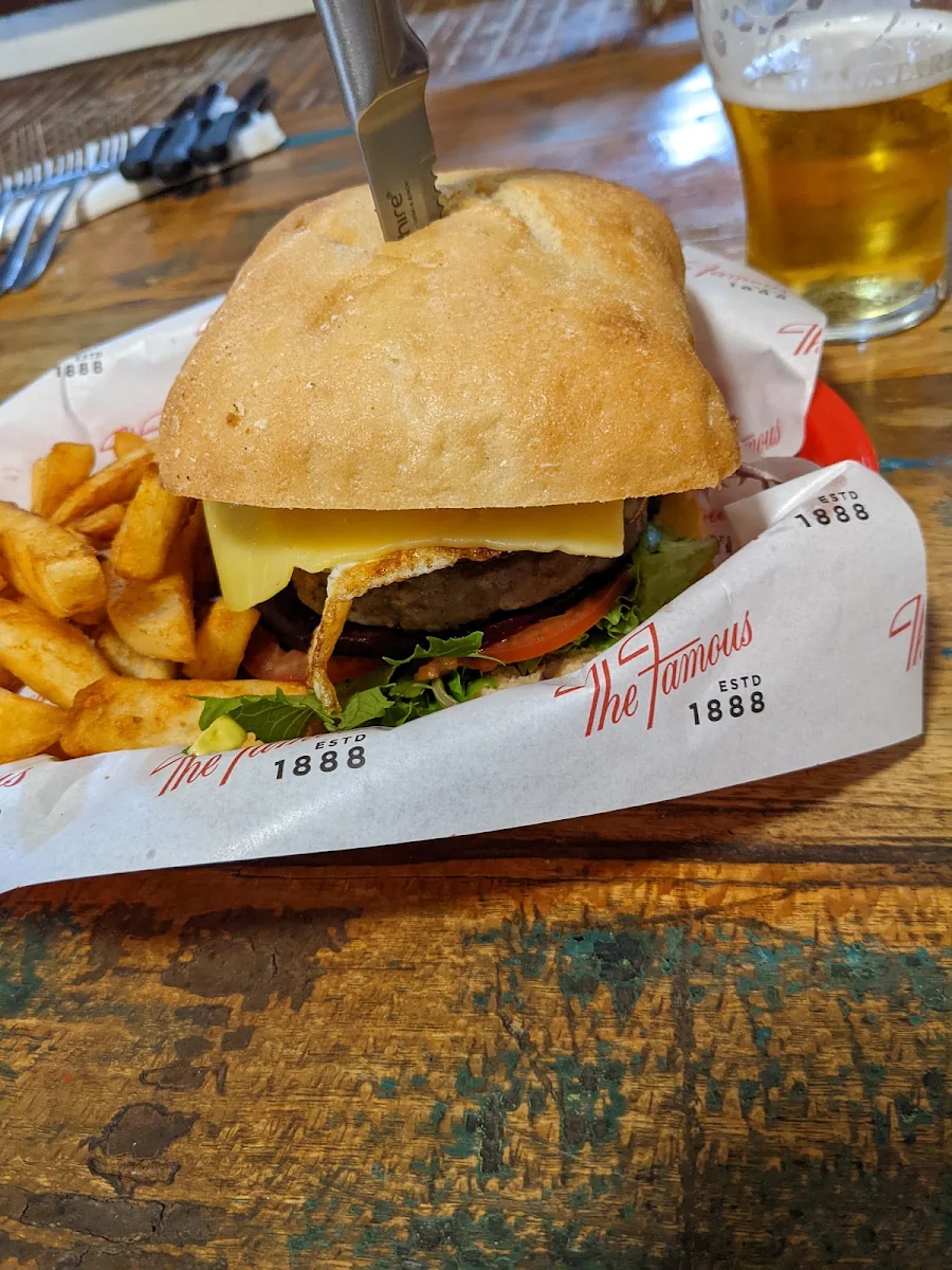 Burger and Fries