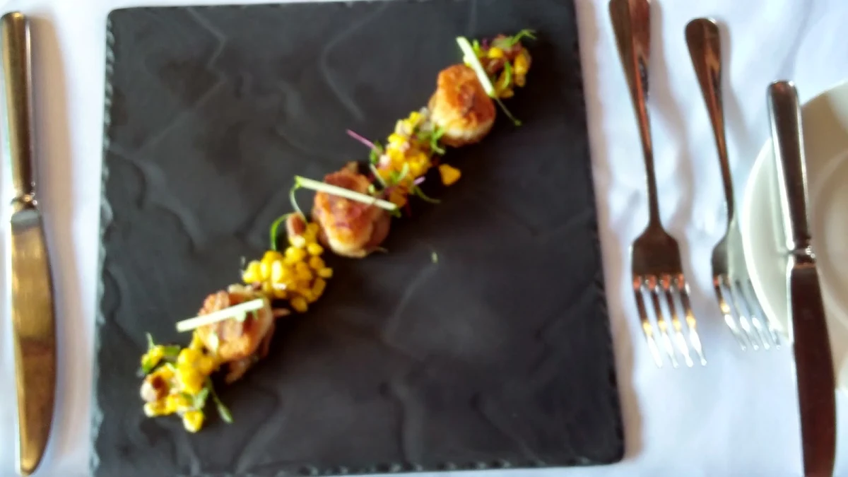 Pan Seared Scallops, Circa 1876 Restaurant The Convent Hunter Valley