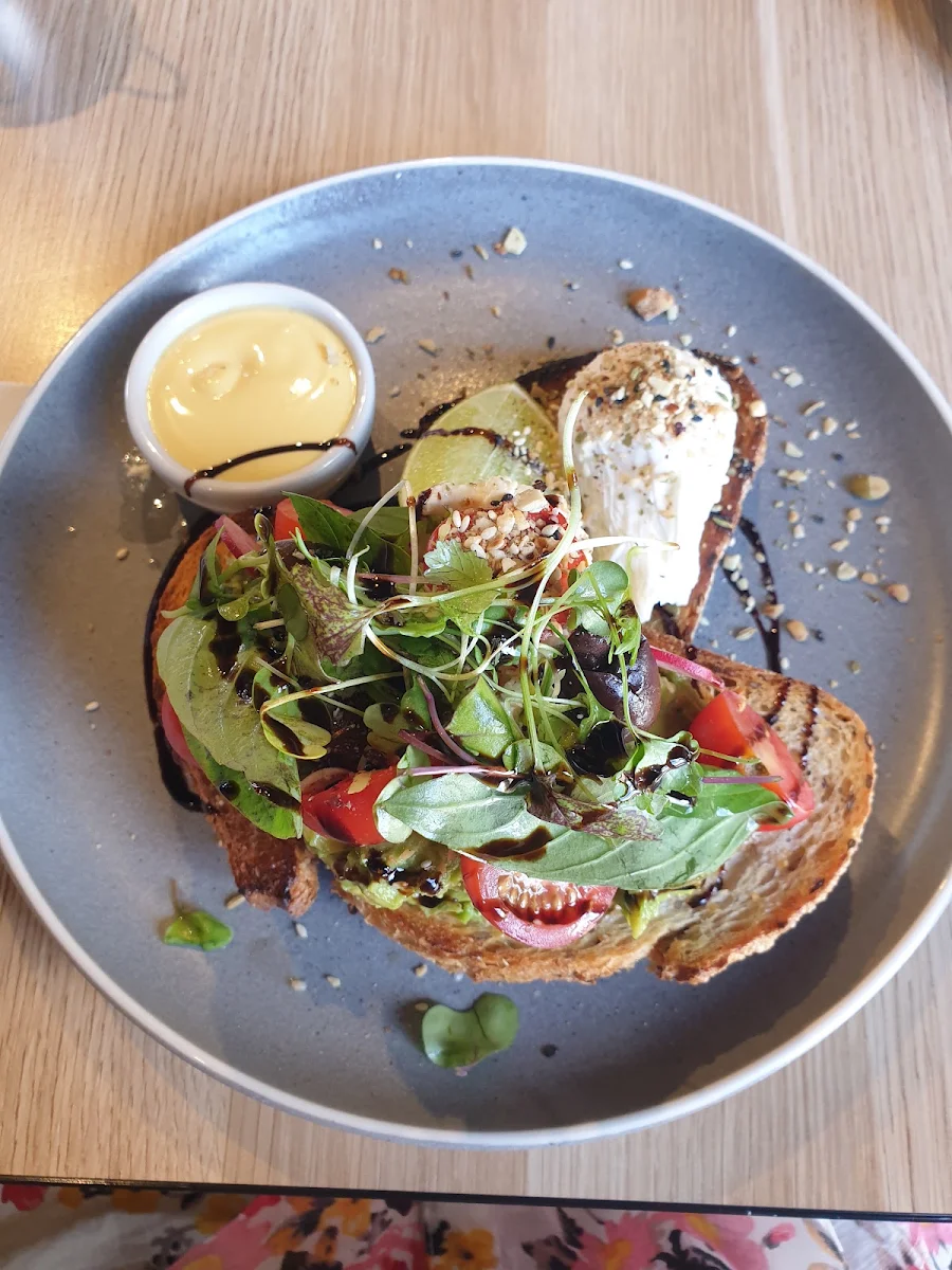 Smashed Avocado Breakfast, Wildseed Cafe Delacombe