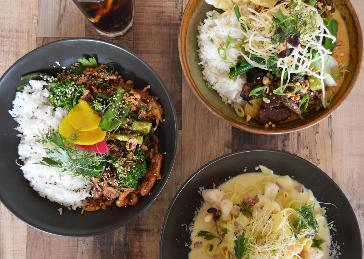 Chicken or Beef Rice Bowl