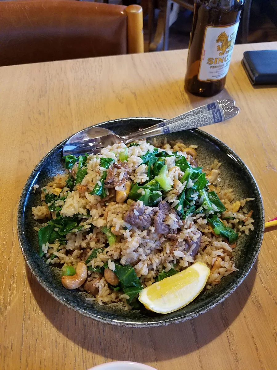 Beef and Cashew Fried Rice