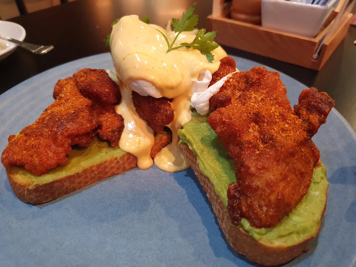 Smashed Avo on Sourdough