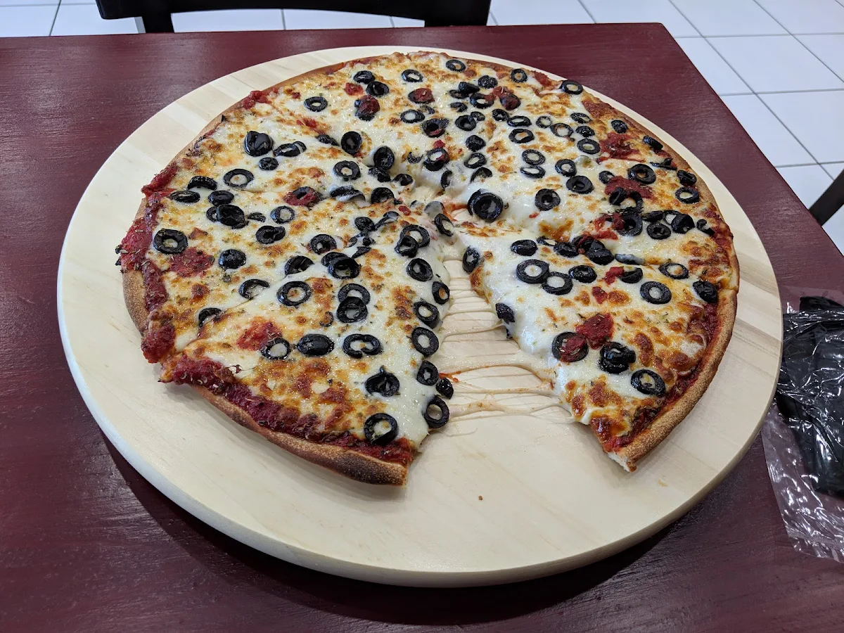 Margherita Pizza with Olives