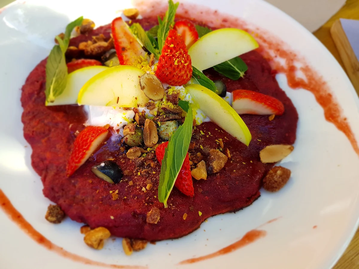 Beetroot Pancake, Pearth Organic Kitchen