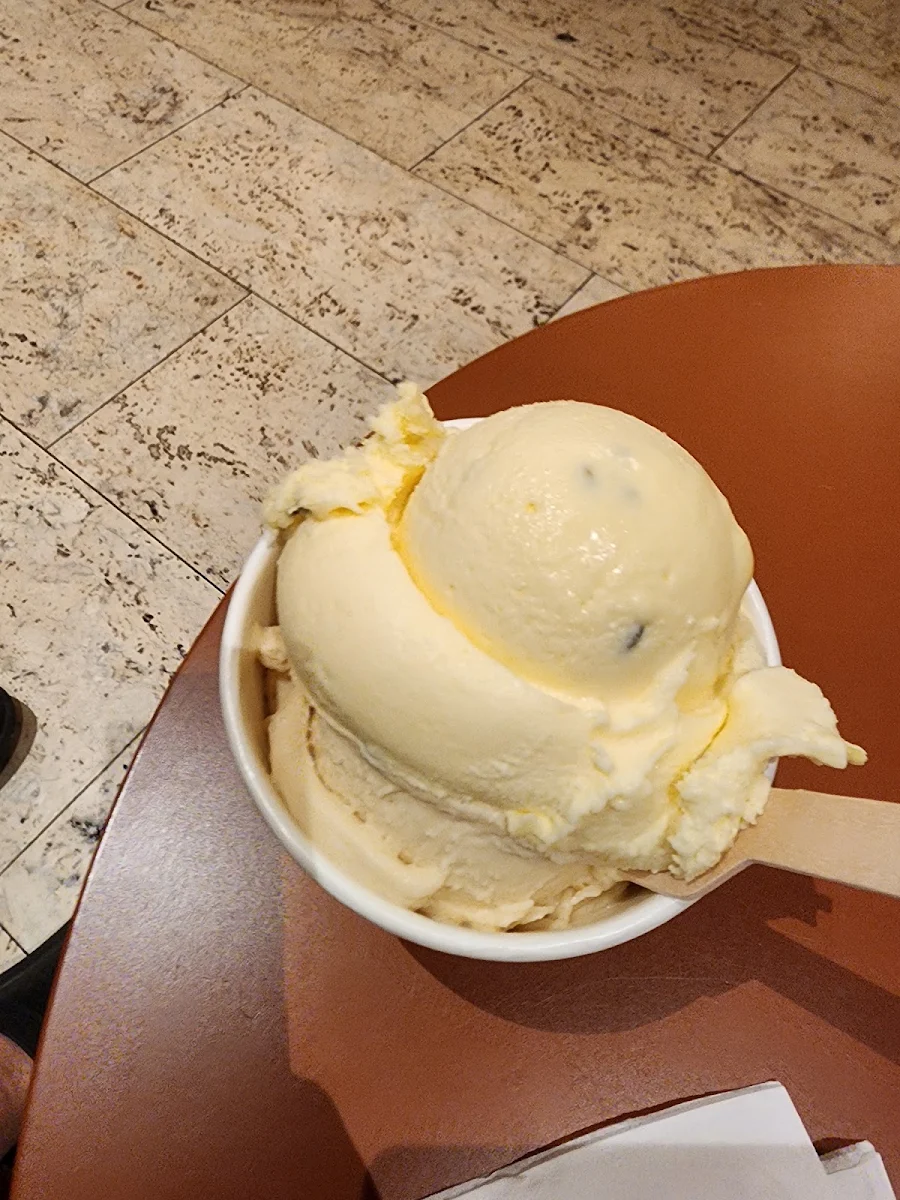 Hazelnut and Passion Fruit Sorbet