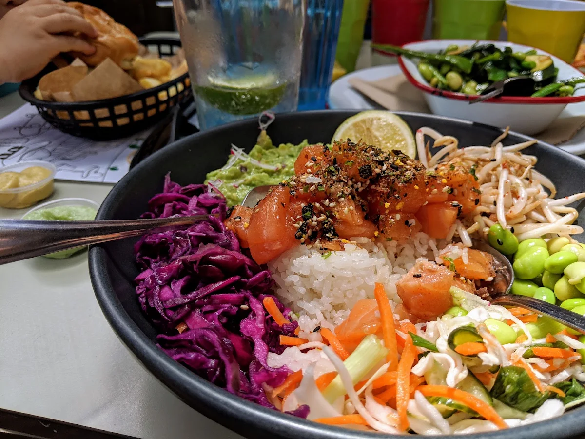 Salmon Ceviche Poke Bowl