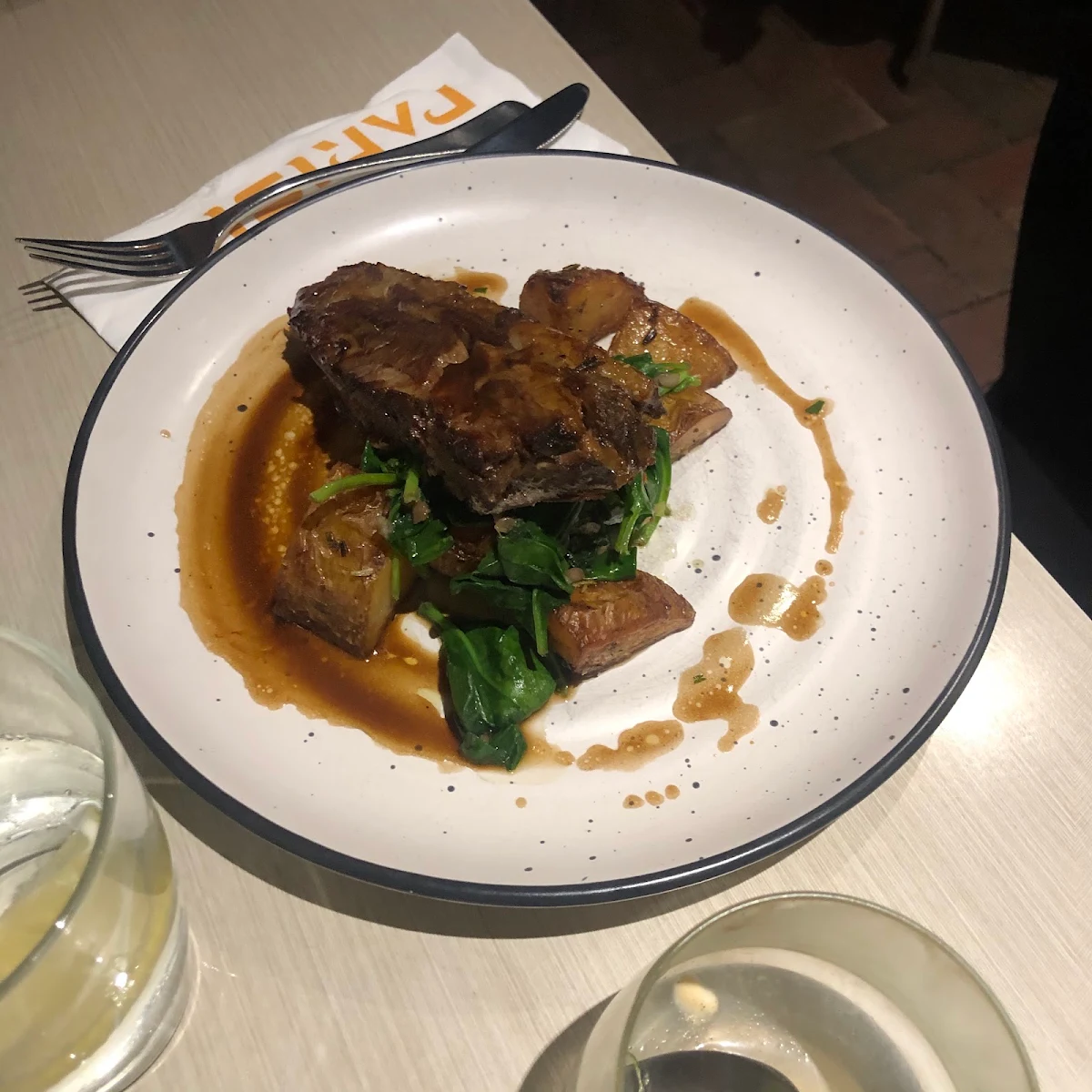 Lamb Shoulder, Parisi's Restaurant