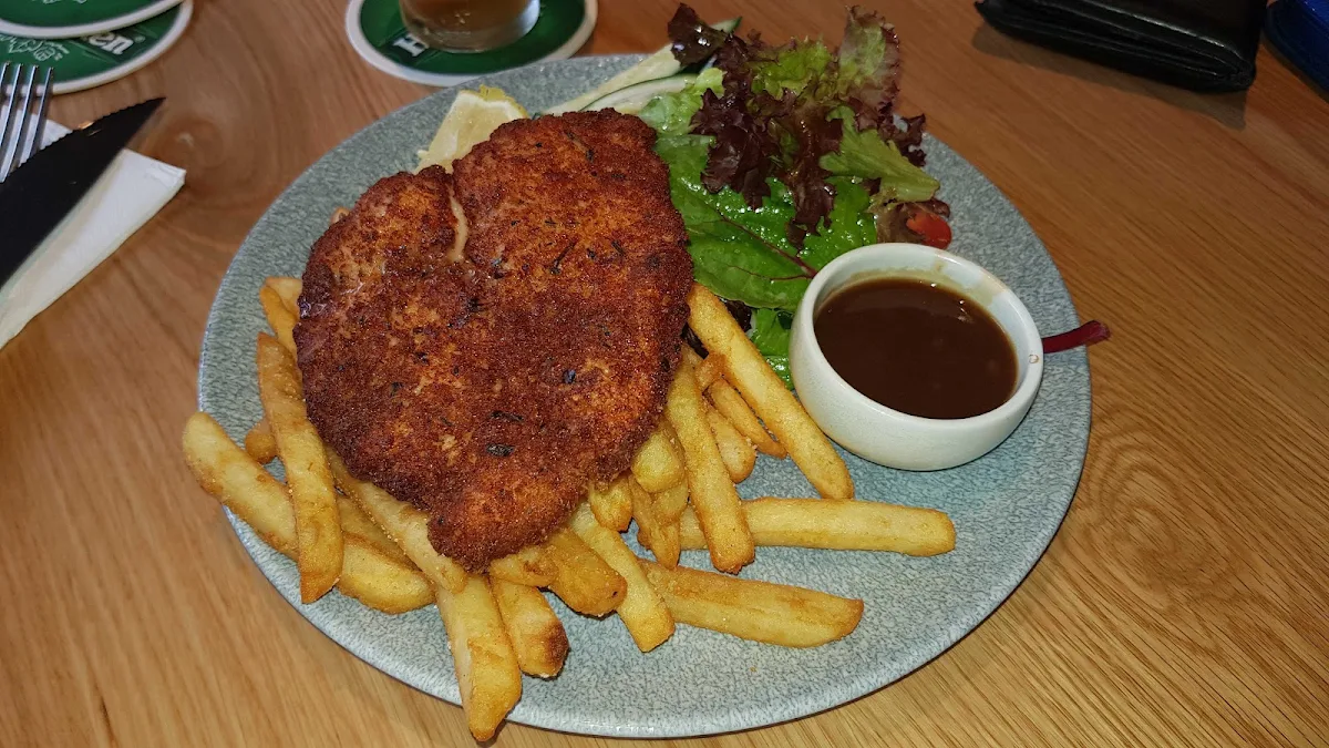 Chicken Schnitzel, Evening Star Hotel