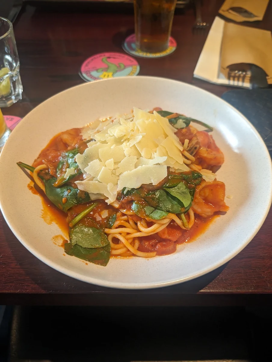 Prawn Pasta, Evening Star Hotel