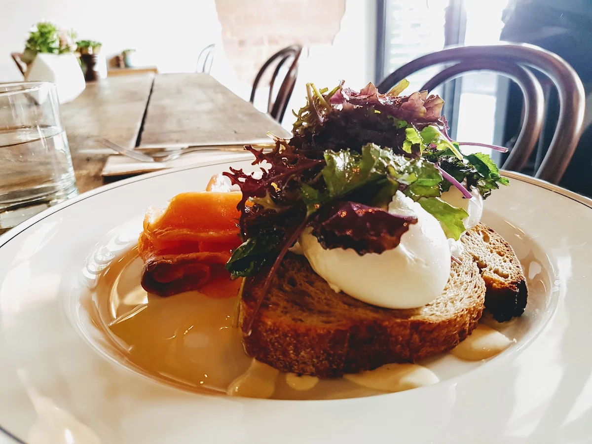 Salmon with Eggs Benedict