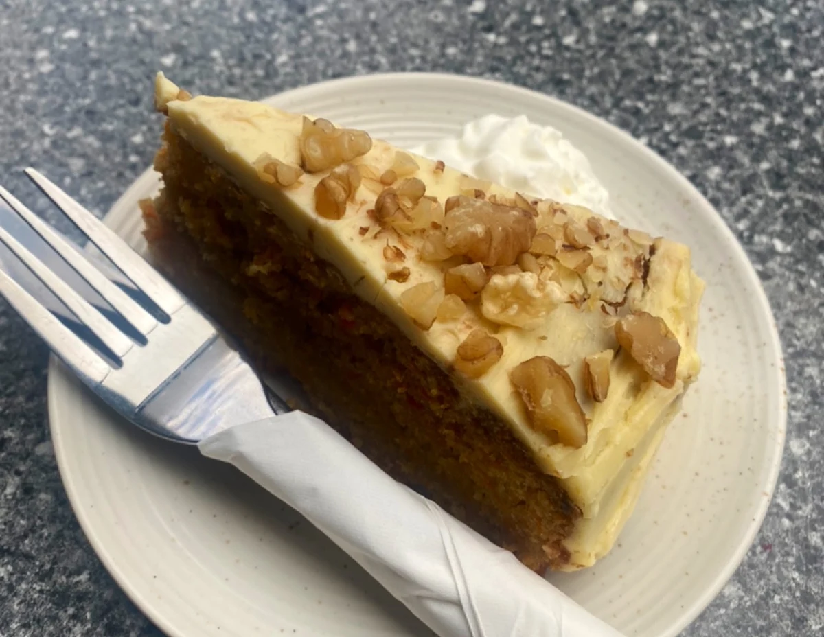 Carrot Cake, Cuppa at Coomera Community Cafe